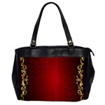 3d Red Abstract Pattern Office Handbags (2 Sides)  Front