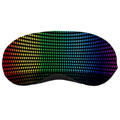 Abstract Multicolor Rainbows Circles Sleeping Masks by Simbadda