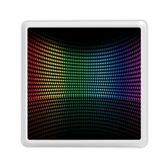 Abstract Multicolor Rainbows Circles Memory Card Reader (square)  by Simbadda