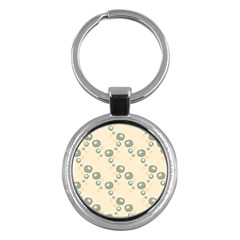 Flower Floral Pink Key Chains (round)  by Alisyart