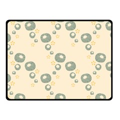 Flower Floral Pink Fleece Blanket (small) by Alisyart