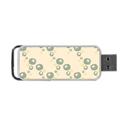 Flower Floral Pink Portable Usb Flash (one Side)