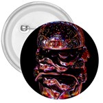 Hamburgers Digital Art Colorful 3  Buttons Front