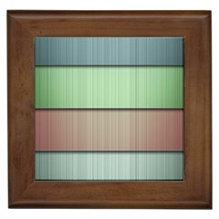 Lines Stripes Texture Colorful Framed Tiles