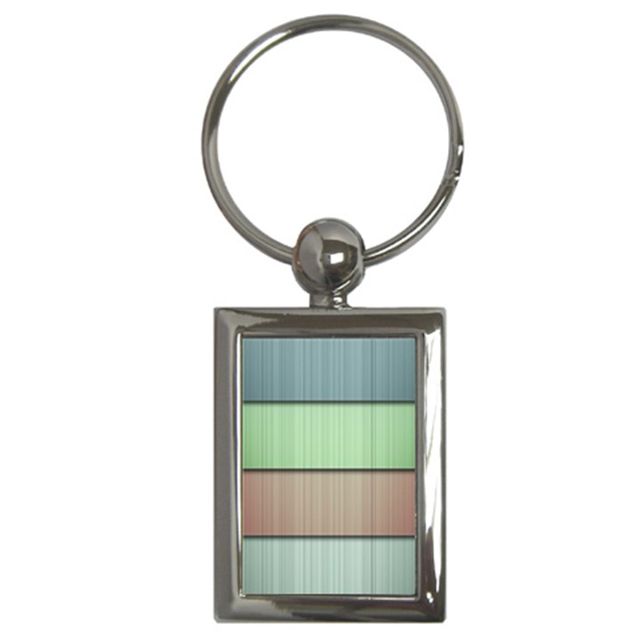 Lines Stripes Texture Colorful Key Chains (Rectangle) 