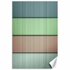 Lines Stripes Texture Colorful Canvas 24  x 36 