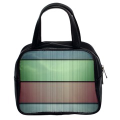 Lines Stripes Texture Colorful Classic Handbags (2 Sides)