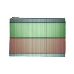 Lines Stripes Texture Colorful Cosmetic Bag (Large) 