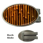 Abstract Bamboo Money Clips (Oval)  Front