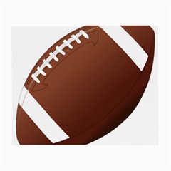 Football American Sport Ball Small Glasses Cloth (2-side) by Alisyart