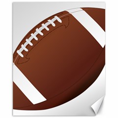 Football American Sport Ball Canvas 11  X 14   by Alisyart