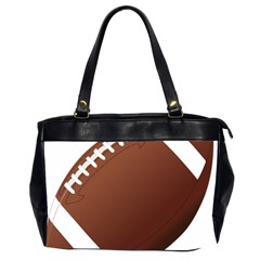 Football American Sport Ball Office Handbags (2 Sides) 