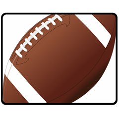 Football American Sport Ball Fleece Blanket (medium) 