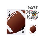 Football American Sport Ball Playing Cards 54 (Mini)  Front - SpadeQ