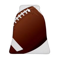 Football American Sport Ball Bell Ornament (two Sides) by Alisyart