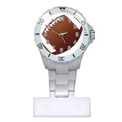 Football American Sport Ball Plastic Nurses Watch by Alisyart