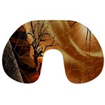 Digital Art Nature Spider Witch Spiderwebs Bricks Window Trees Fire Boiler Cliff Rock Travel Neck Pillows Back