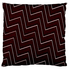 Lines Pattern Square Blocky Standard Flano Cushion Case (one Side)