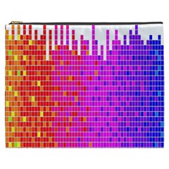 Square Spectrum Abstract Cosmetic Bag (xxxl)  by Simbadda