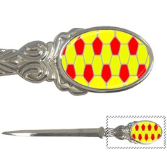 Football Blender Image Map Red Yellow Sport Letter Openers by Alisyart