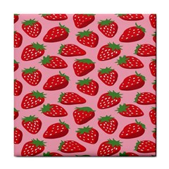 Fruit Strawbery Red Sweet Fres Tile Coasters