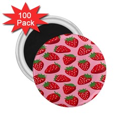 Fruit Strawbery Red Sweet Fres 2 25  Magnets (100 Pack)  by Alisyart