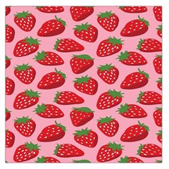 Fruit Strawbery Red Sweet Fres Large Satin Scarf (square)