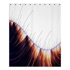 Abstract Lines Shower Curtain 60  X 72  (medium)  by Simbadda