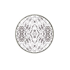 Pattern Monochrome Terrazzo Hat Clip Ball Marker (4 Pack) by Simbadda