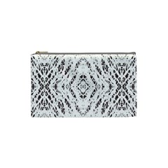 Pattern Monochrome Terrazzo Cosmetic Bag (small)  by Simbadda