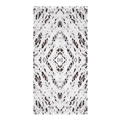 Pattern Monochrome Terrazzo Shower Curtain 36  X 72  (stall)  by Simbadda