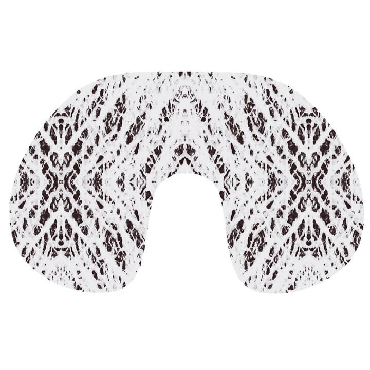 Pattern Monochrome Terrazzo Travel Neck Pillows