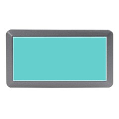 Grey Wave Water Waves Blue White Memory Card Reader (mini)