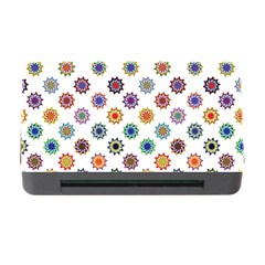 Flowers Color Artwork Vintage Modern Star Lotus Sunflower Floral Rainbow Memory Card Reader With Cf