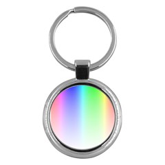 Layer Light Rays Rainbow Pink Purple Green Blue Key Chains (round)  by Alisyart