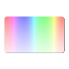 Layer Light Rays Rainbow Pink Purple Green Blue Magnet (rectangular) by Alisyart
