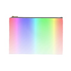 Layer Light Rays Rainbow Pink Purple Green Blue Cosmetic Bag (large)  by Alisyart