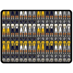 Football Uniforms Team Clup Sport Double Sided Fleece Blanket (large) 