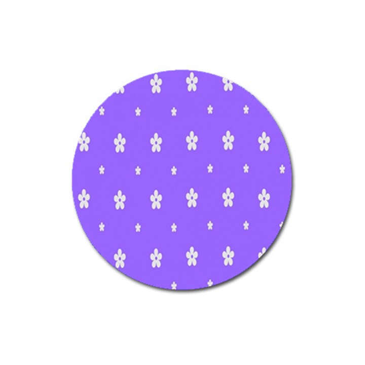 Light Purple Flowers Background Images Magnet 3  (Round)