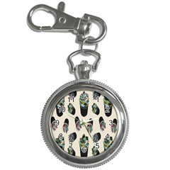 Succulent Plants Pattern Lights Key Chain Watches