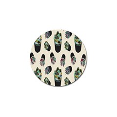 Succulent Plants Pattern Lights Golf Ball Marker