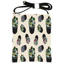 Succulent Plants Pattern Lights Shoulder Sling Bags