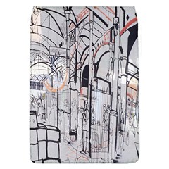 Cityscapes England London Europe United Kingdom Artwork Drawings Traditional Art Flap Covers (l)  by Simbadda