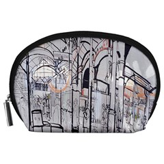 Cityscapes England London Europe United Kingdom Artwork Drawings Traditional Art Accessory Pouches (large) 