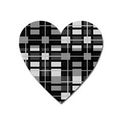 Pattern Heart Magnet