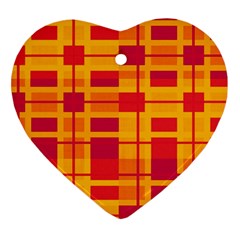 Pattern Heart Ornament (two Sides) by Valentinaart
