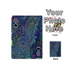 Glitch Art Playing Cards 54 (Mini)  Front - Spade8