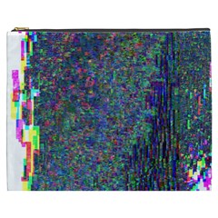 Glitch Art Cosmetic Bag (xxxl)  by Simbadda