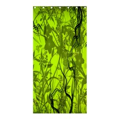 Concept Art Spider Digital Art Green Shower Curtain 36  X 72  (stall)  by Simbadda