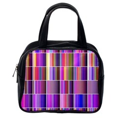 Plasma Gradient Gradation Classic Handbags (one Side) by Simbadda